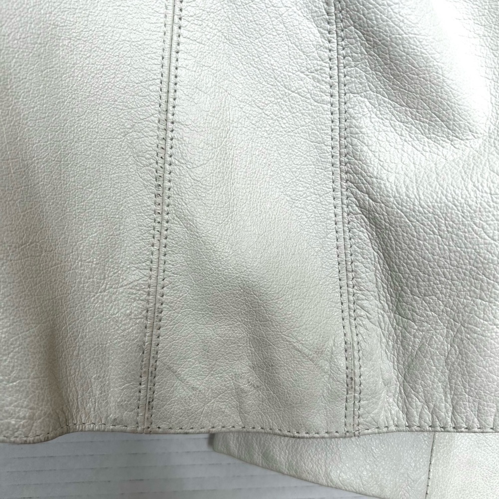 Vintage Wilsons Leather Maxima classic Jacket off white size M - Picture 5 of 10